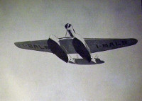 L'apparecchio I-BALB in volo
